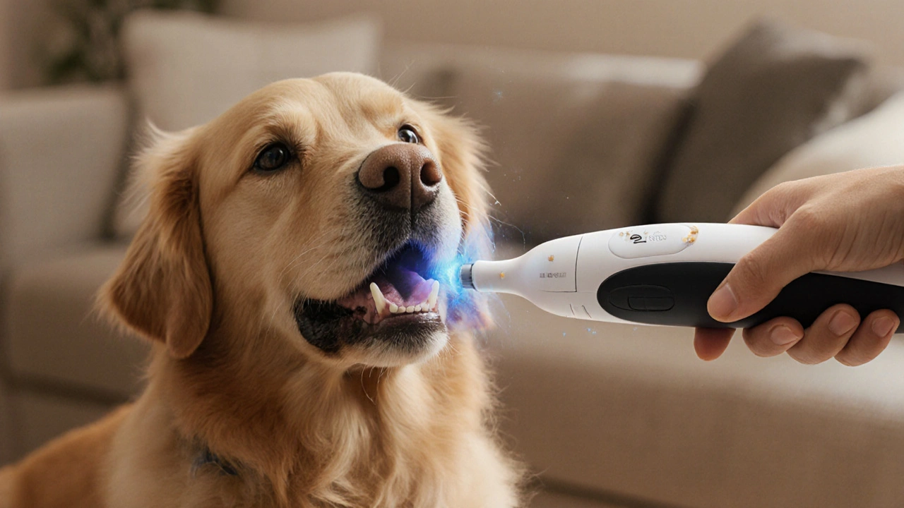 Co na zapach z ust u psa? Příčiny a jak ho odstranit pomocí ultrazvukového čističe zubů