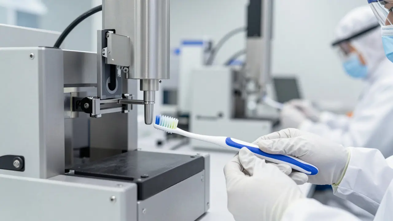 Výroba Curaprox v Švýcarsku s přísnou kvalitní kontrolou