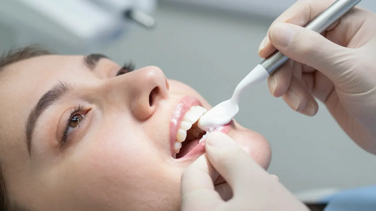 Co je to top dressing a proč ho dentisté používají při pískování zubů?