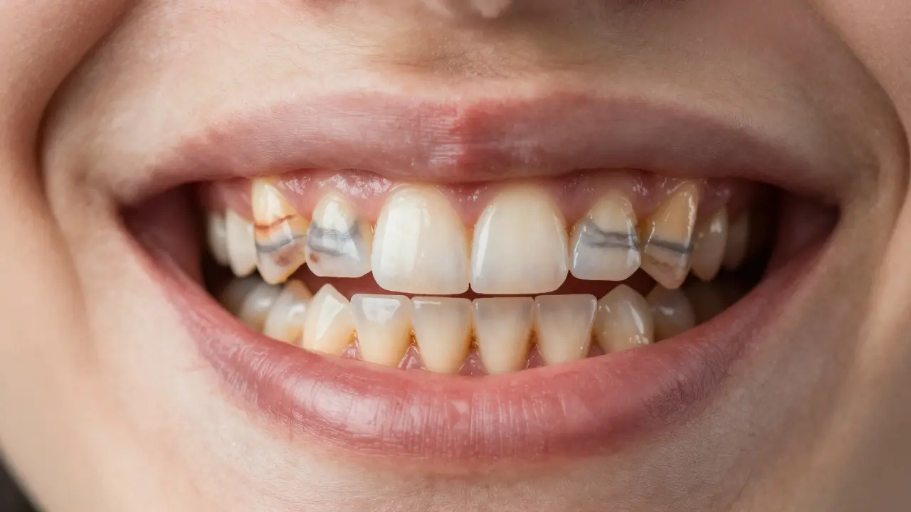 Tetracyklinové zuby: Jak vypadají a jak se zbavit šedého odstínu