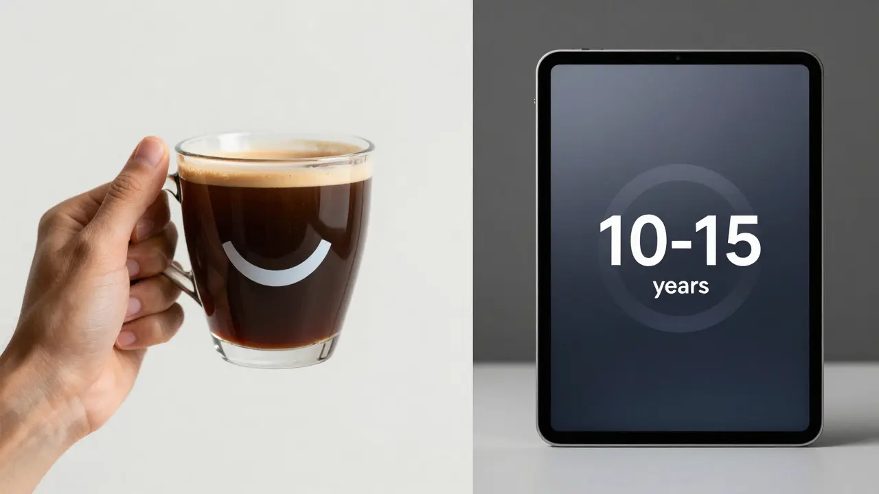 Úsměv odolný vůči skvrnám od kávy